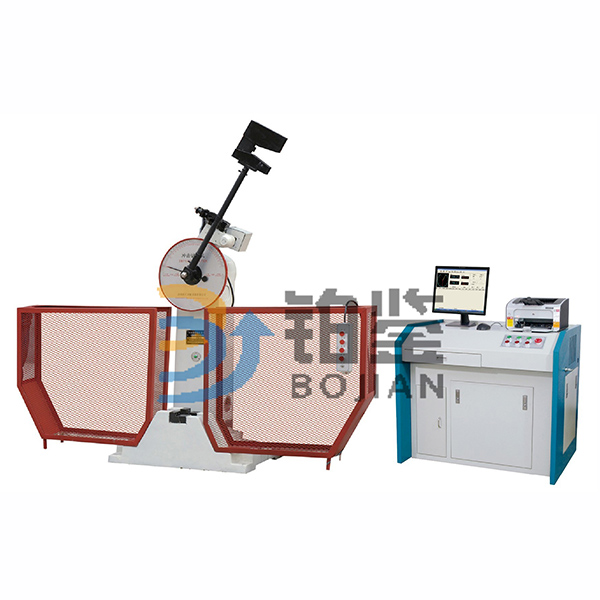 Microcomputer controlled semi-automatic shock testing machine