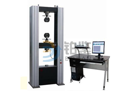 Floor type microcomputer control electronic universal testing machine.