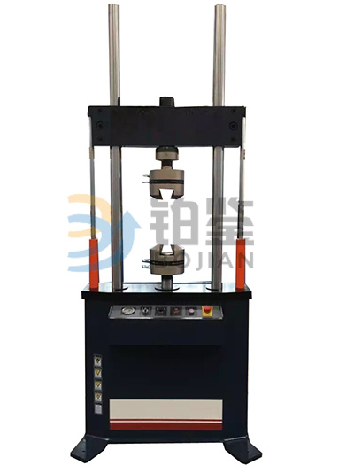 Electro-hydraulic servo elastic fatigue testing machine.