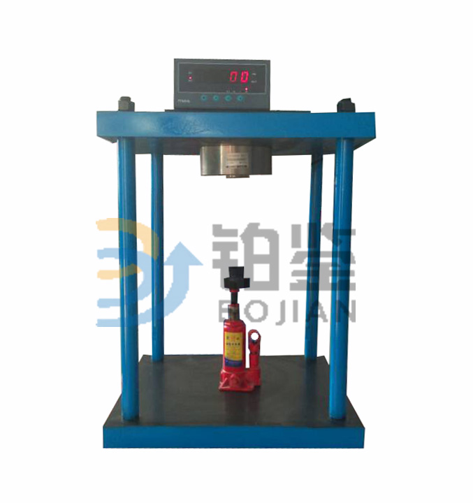 Testing machine for jacks