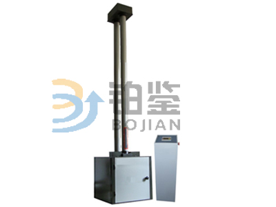 Drop hammer impact testing machine.