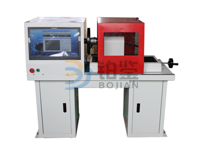 Horizontal microcomputer controlled spring torsion test machine